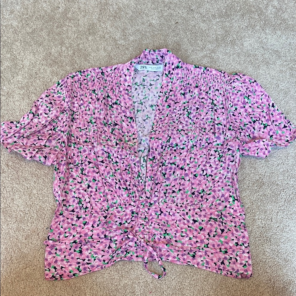 Zara Floral Top